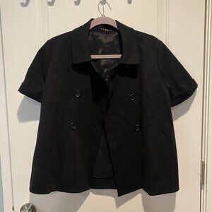 Theory Short Sleeved Double-Breasted Jacket
